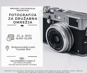 Fotografija za družbena omrežja s Studiom Slog