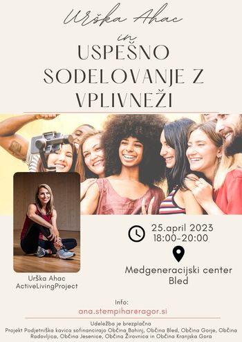 Uspešno sodelovanje z vplivneži z Urško Ahac