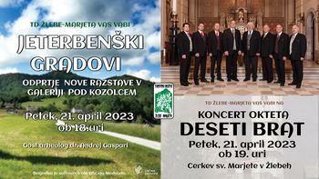 GALERIJA POD KOZOLCEM V ŽLEBEH - OTVORITEV NOVE RAZSTAVE - JETERBENŠKI GRADOVI  