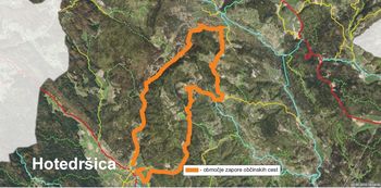 Zapora cest zaradi prireditve 52. tek prijateljstva Hotedršica Zapora cest zaradi prireditve 52. tek prijateljstva Hotedršica