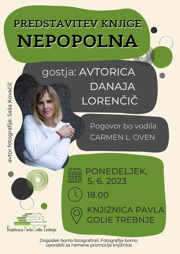 NEPOPOLNA z Danajo Lorenčič in Carmen L. Oven