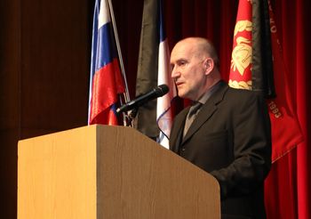 Žalna seja v spomin in slovo častnega občana Petra Krušnika