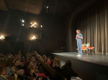 Špela Frlic na zaključku bralne značke