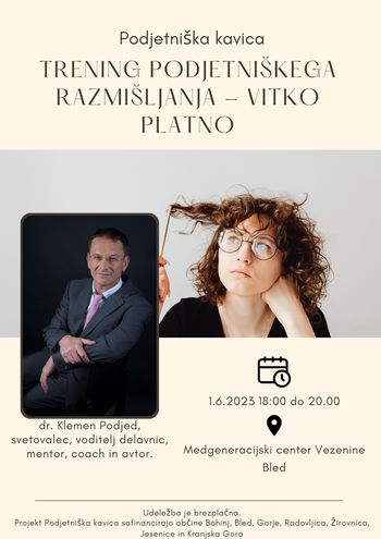 Trening podjetniškega razmišljanja - vitko platno