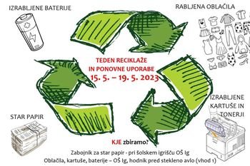 Teden reciklaže na OŠ ig
