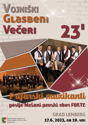 VOJNIŠKI GLASBENI VEČERI - KONCERT PRIFARSKIH MUZIKANTOV NA GRADU LEMBERG