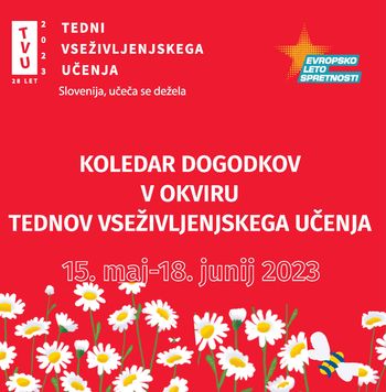 Koledar brezplačnih dogodkov v sklopu akcije Tedni vseživljenjskega učenja v Litiji in Šmartnem pri Litiji 