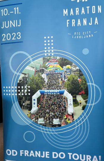 Občina Logatec predstavljena tudi v biltenu Maraton Franja 2023