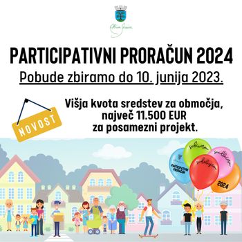 Pobude za participativni proračun 2024 zbiramo do 10. junija