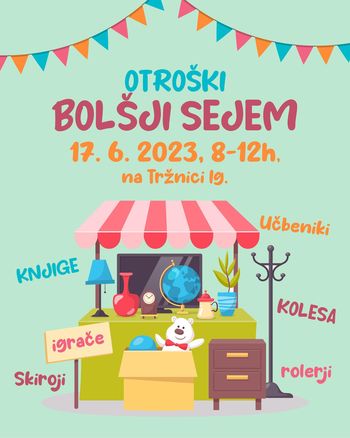 Na Tržnici Ig tudi otroški boljši sejem