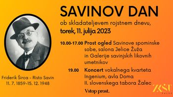 Savinov dan s koncertom kvarteta IngeniuM