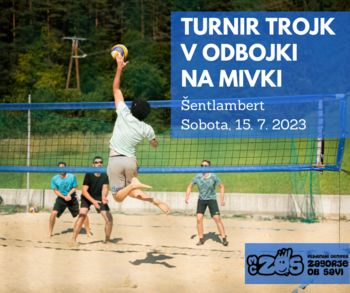 Turnir trojk v odbojki na mivki 2023 | MC ZOS