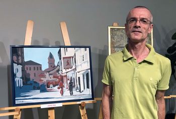 Sodelovanje članov Likovnega društva Mengeš na 5. mednarodnem Ex temporu Kranj