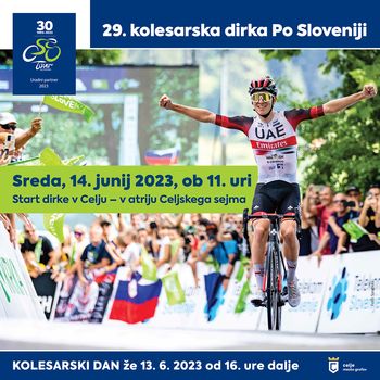 Začetek kolesarske dirke Po Sloveniji bo v Celju pospremilo bogato dogajanje