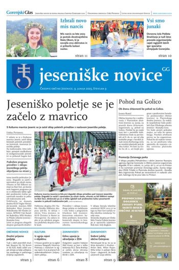 Jeseniške novice, 9. junij 2023-9