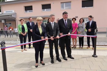 Otvoritev prenovljene železniške postaje Grosuplje Otvoritev prenovljene železniške postaje Grosuplje