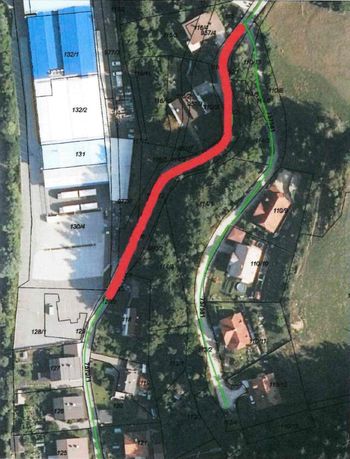 Popolna zapora ceste zaradi ureditve "Kajžarjevega potoka"