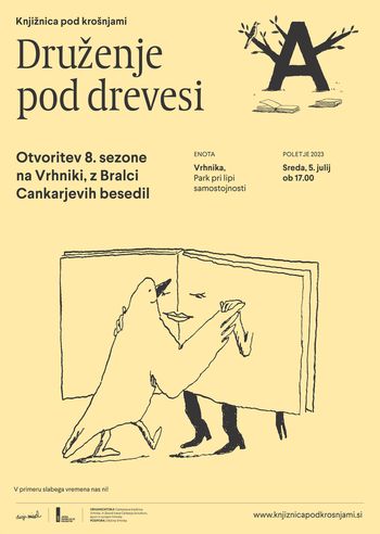 Odprtje 8. sezone Knjižnice pod krošnjami na Vrhniki