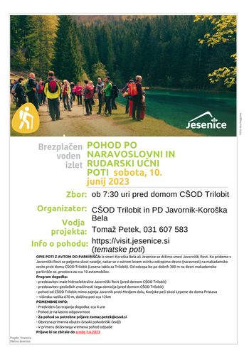 Pohod po naravoslovni in rudarski učni poti