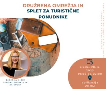 Družbena omrežja in splet za turistične ponudnike z Biserko Kišič