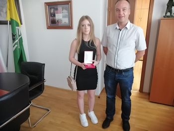SPREJEM ODLIČNJAKINJE PRI ŽUPANU
