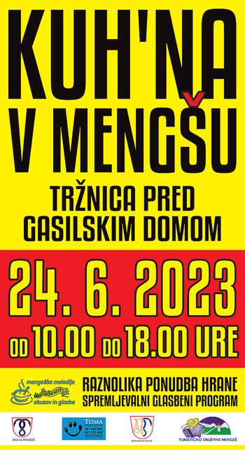 junijske melodije okusov in glasbe KUHNA V MENGŠU: 24. junij 2023
