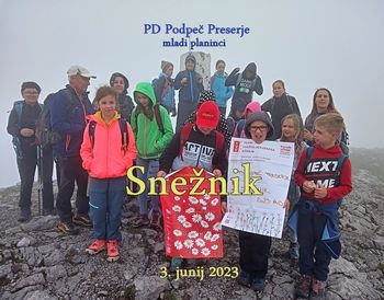 Mladi planinci PD na Snežniku 3.6.2023