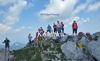 Planinski pohod na Košutico 18.6.2023
