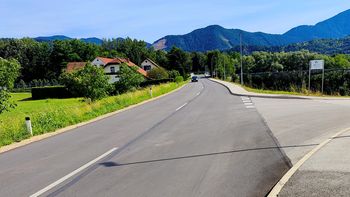 Obnovljen odsek lokalne ceste pri mostu v Kasazah