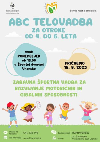 VPIS K ABC TELOVADBI 2023–2024