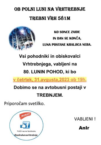 80. Lunin pohod na Vrhtrebnje