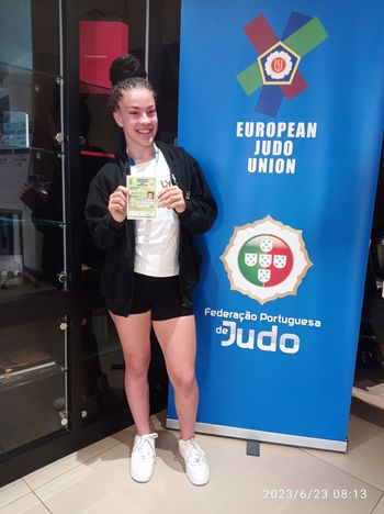 Judoistka Haya Veinhandl Obaid nastopila na Evropskem prvenstvu na Portugalskem