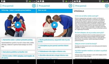 Telekomova mobilna aplikacija za prvo pomoč