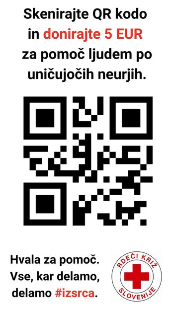 Zbirajo pomoč po neurju: pošljite SMS UJMA5 ali UJMA10 na 1919