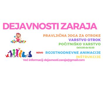 Zavod Dejavnosti Zaraja vas vabi v nove prostore