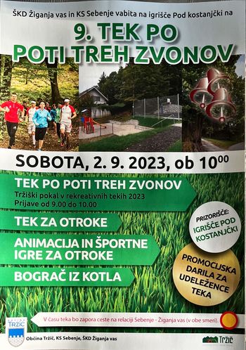 Tek po Poti treh zvonov