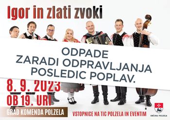 Poletni večeri: Koncert Igor in Zlati zvoki - ODPOVEDANO