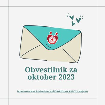 OBVESTILNIK RDEČEGA KRIŽA LJUBLJANA - OKTOBER 2023
