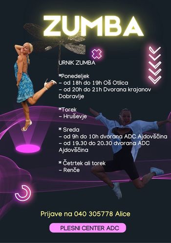 ZUMBA - NAJBOLJŠA (PLESNA) VADBA VSEH ČASOV