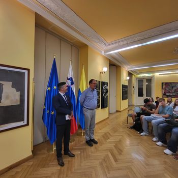Podžupan Uroš Lesjak sprejel mlade iz Singna in Gimnazije Lava 