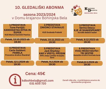 VPIS V GLEDALIŠKI ABONMA