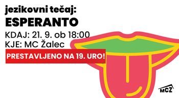 jezikovni tečaj: ESPERANTO