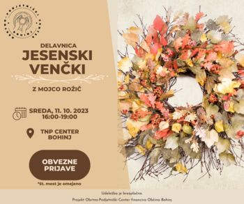 Delavnica: Jesenski venčki