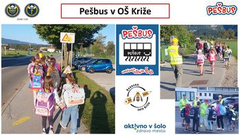 "Pešbus" tudi za šolarje OŠ Križe