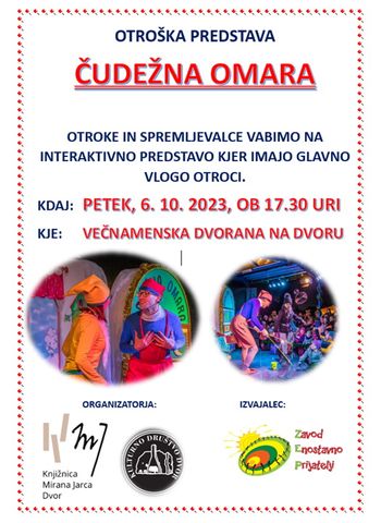Otroška predstava ČUDEŽNA OMARA