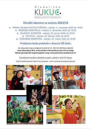 Otroški abonma za sezono 2023/24 na Gočah 