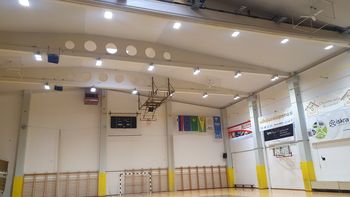Končana obnova razsvetljave v športni dvorani Osnovne šole Šempeter