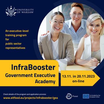 VABILO na EIT Food GEA - Government Executive Academy: spodbujamo uveljavljanje inovacij na mednarodnem agroživilskem trgu