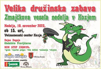 Zmajčkova vesela nedelja v Kozjem