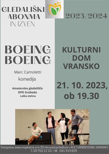 BOEING BOEING, gledališki abonma in izven